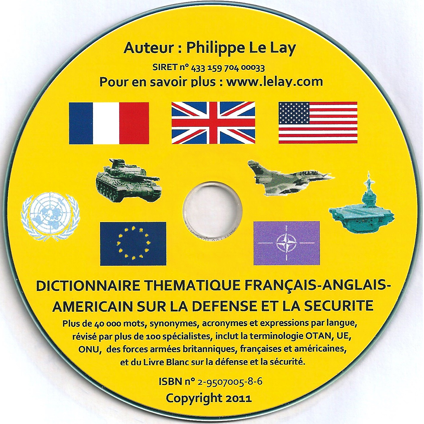 New 2011: Dictionnaire thmatique franais-anglais/amricain sur la dfense et la scurit. French-English/American thematic dictionary on defence and security.