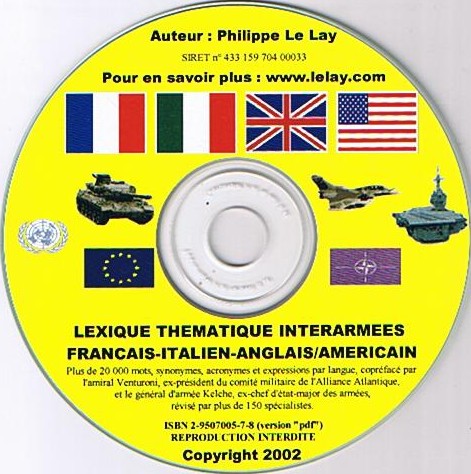 Lexique thématique interarmées français-anglais/américain
