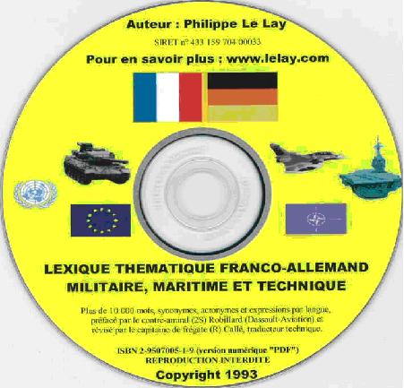 Lexique thmatique franco-allemand militaire maritime et technique.